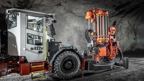 DL422iE Longhole drill rig 