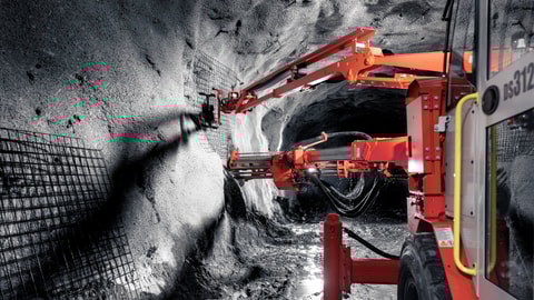 DS312 Rock support drill rig