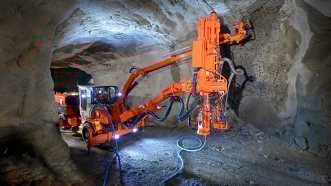 DS411 Rock support drill rig
