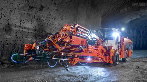 DS411 Rock support drill rig