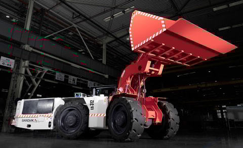 LS312 Flameproof underground loader indoor