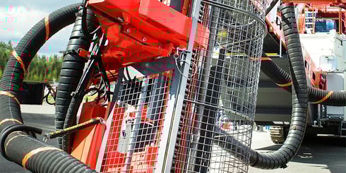 Sandvik Ranger DX700 with new safety cage at Corsica island Sandvik Ranger DX700 with new safety cage at Corsica island