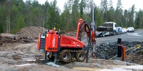 Sandvik DC125R tackles challenging sites Sandvik DC125R tackles challenging sites