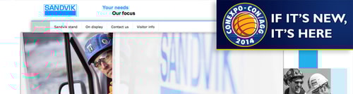 Sandvik Construction launch dedicated online portal for CONEXPO 2014 