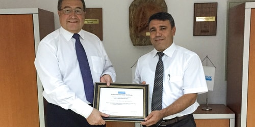 Riza Toprakçi Vice President Turkey and Central Asia and Ali Sahindokuyucu, CEO, Tesim Group