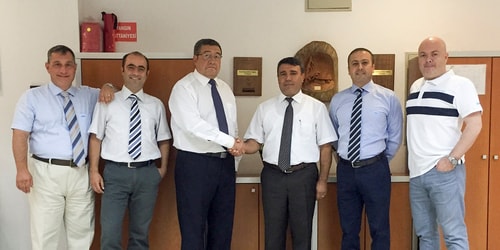 Representative from the Tesim Group and Sandvik Construction Sales Area Turkey &Central Asia after the signing of the distributor agreement
