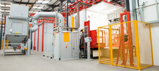 The new shot blasting facility will improve and increase our shot blasting capacity on site whilst also reducing the amount of landfill waste