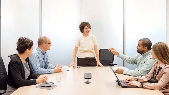 People in a meeting room