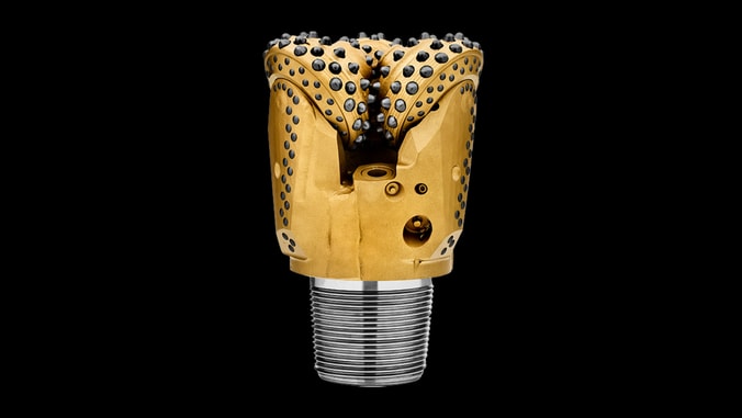 RR450 rotary drill bit side black background