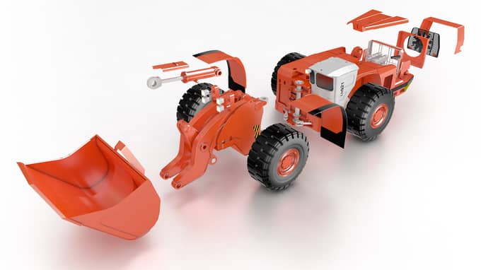 Compoments of loader