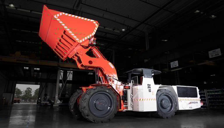 LS312 Flameproof underground loader indoor