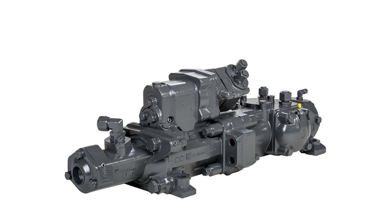 HL710S Rock drill left view white background