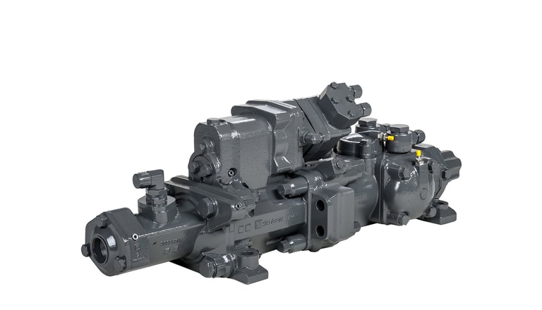 HL810T Rock drill left view white background