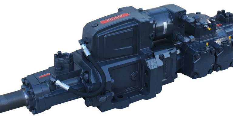 RD1840 Rock drill left view white background