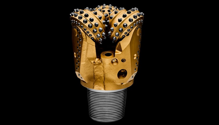 Charger RR440 rotary drill bit side black background