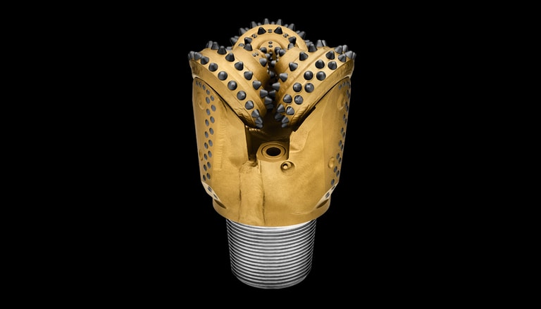 RR240 rotary drill bit side black background