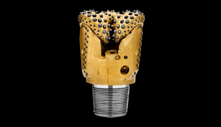 RR450 rotary drill bit side black background