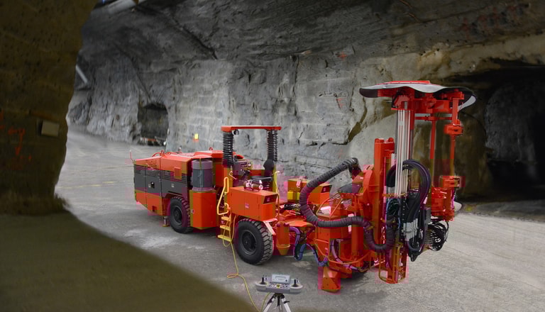 DL411 Longhole drill rig