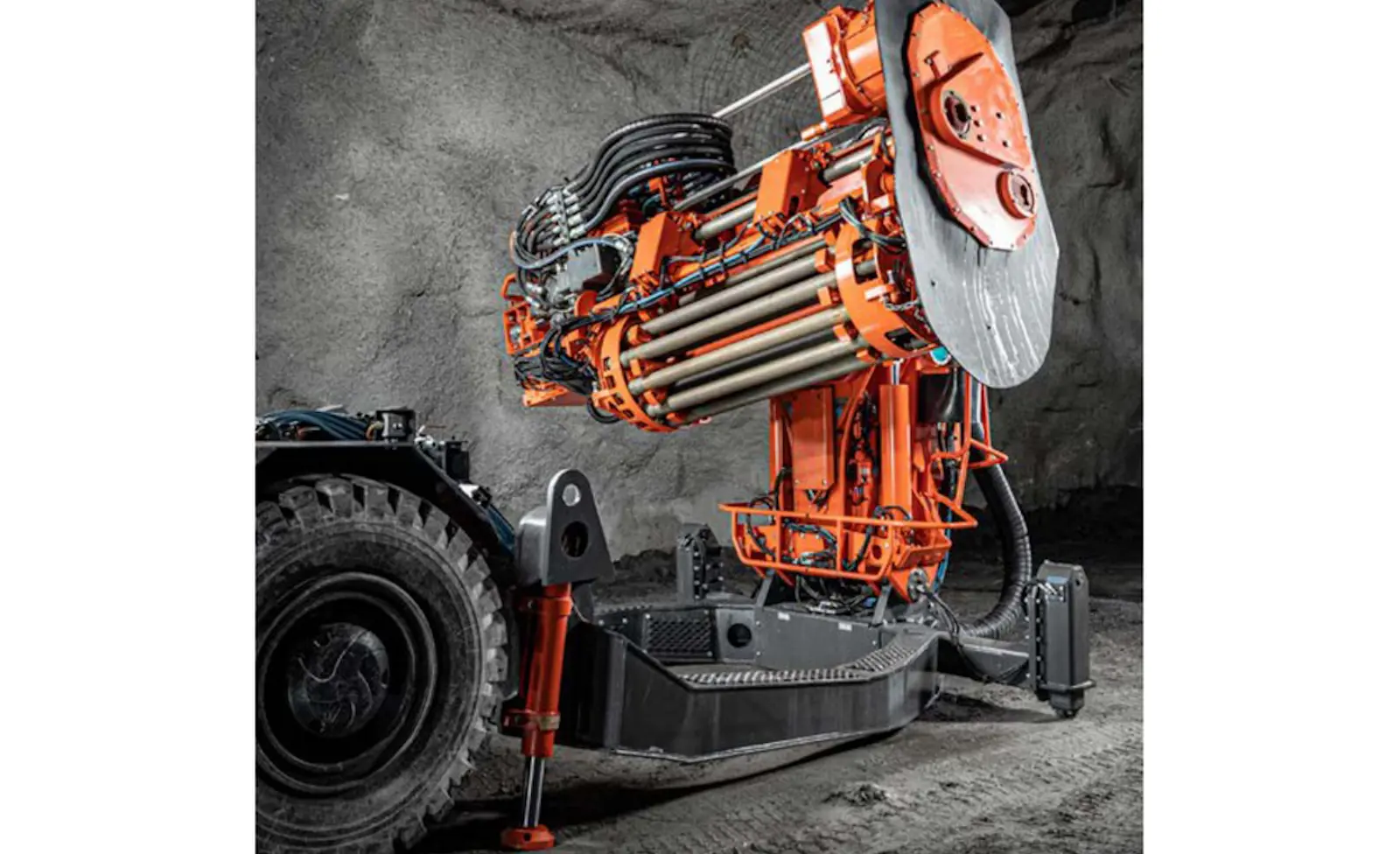 Sandvik Engine Long boom support for Sandvik DL421