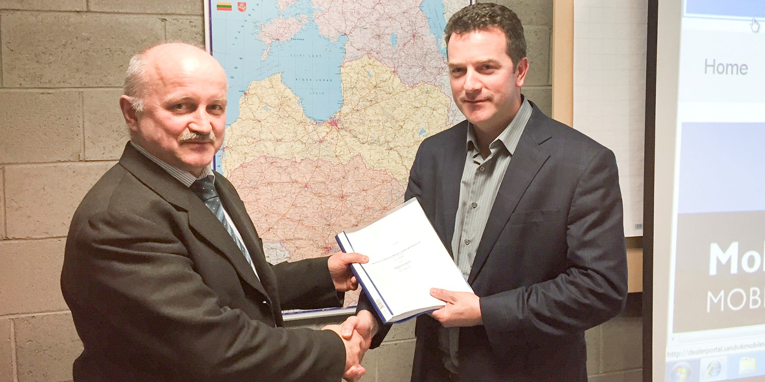 New Distributor for Sandvik Construction Mobiles in the Baltic