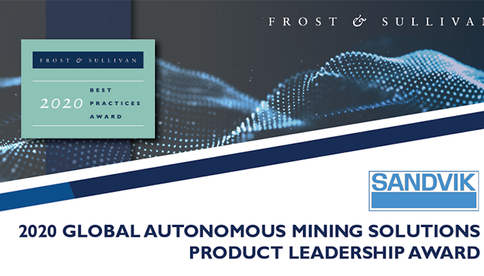 Sandvik AutoMine® and OptiMine® are recognized with the 2020 Global ...