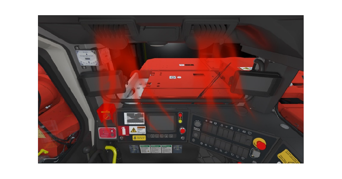 Mobab Additional cabin heater for Loaders