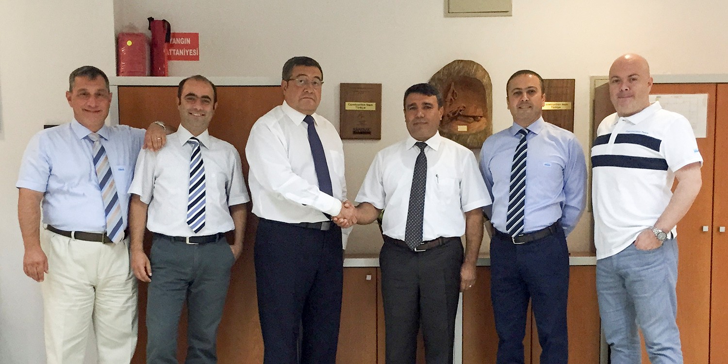 Representative from the Tesim Group and Sandvik Construction Sales Area Turkey &Central Asia after the signing of the distributor agreement