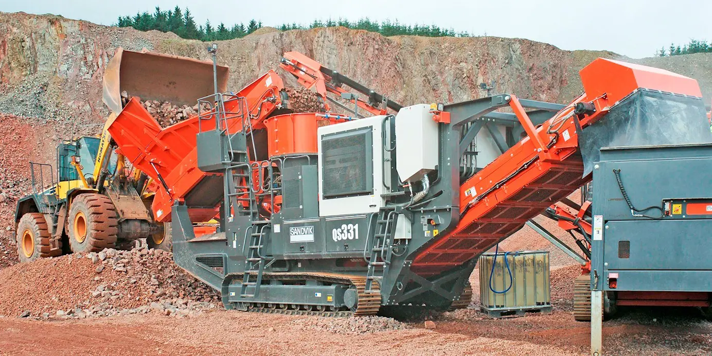 QS331 Sandvik innovation at Ireland's largest ever Construction and Quarrying show