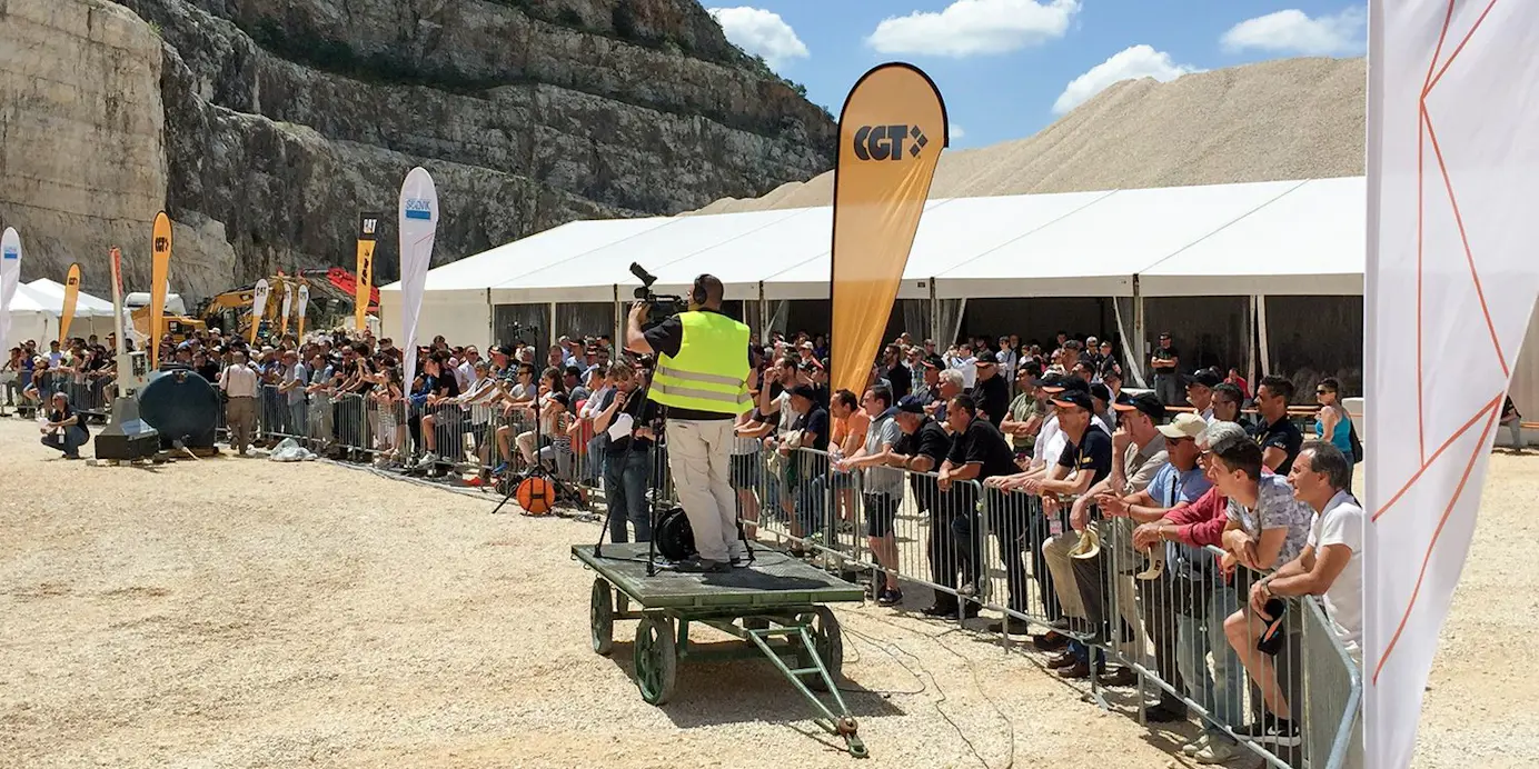 Specially invited guests were able to see live demonstrations