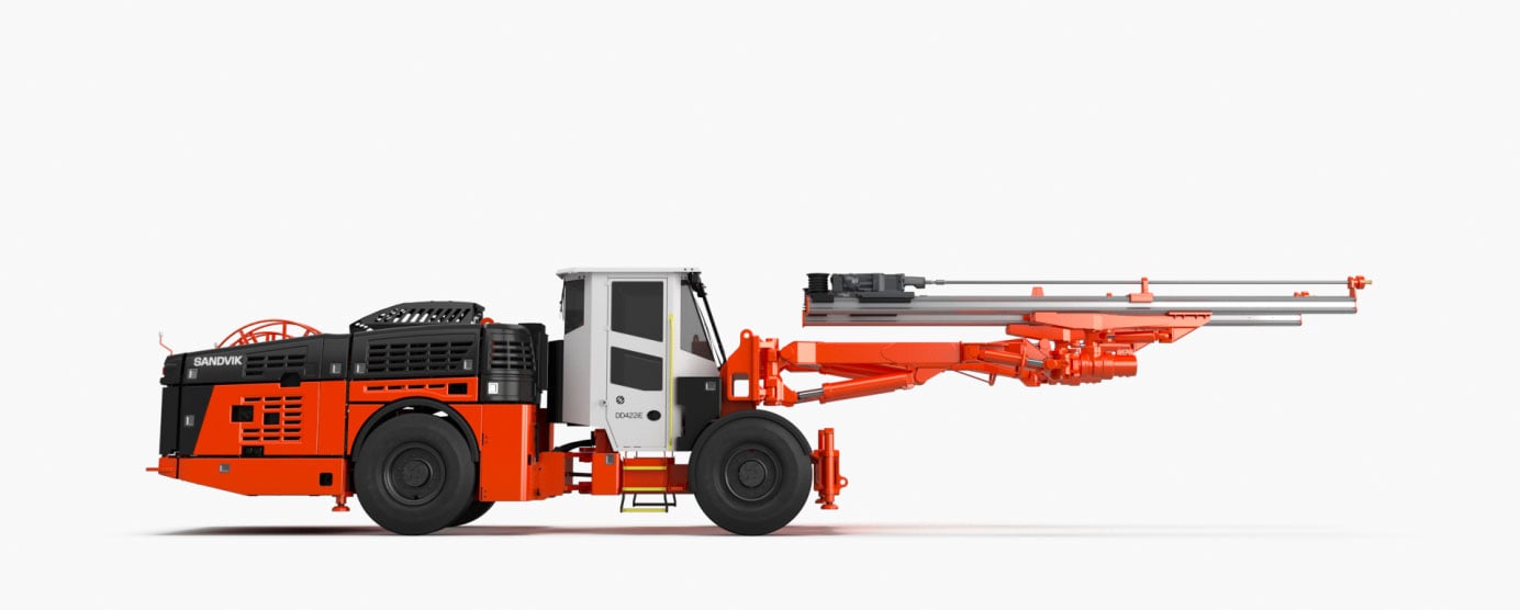 Sandvik DD422iE drill: underground precision