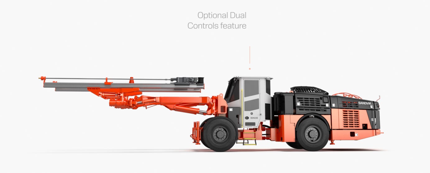Sandvik DD422iE drill: underground precision