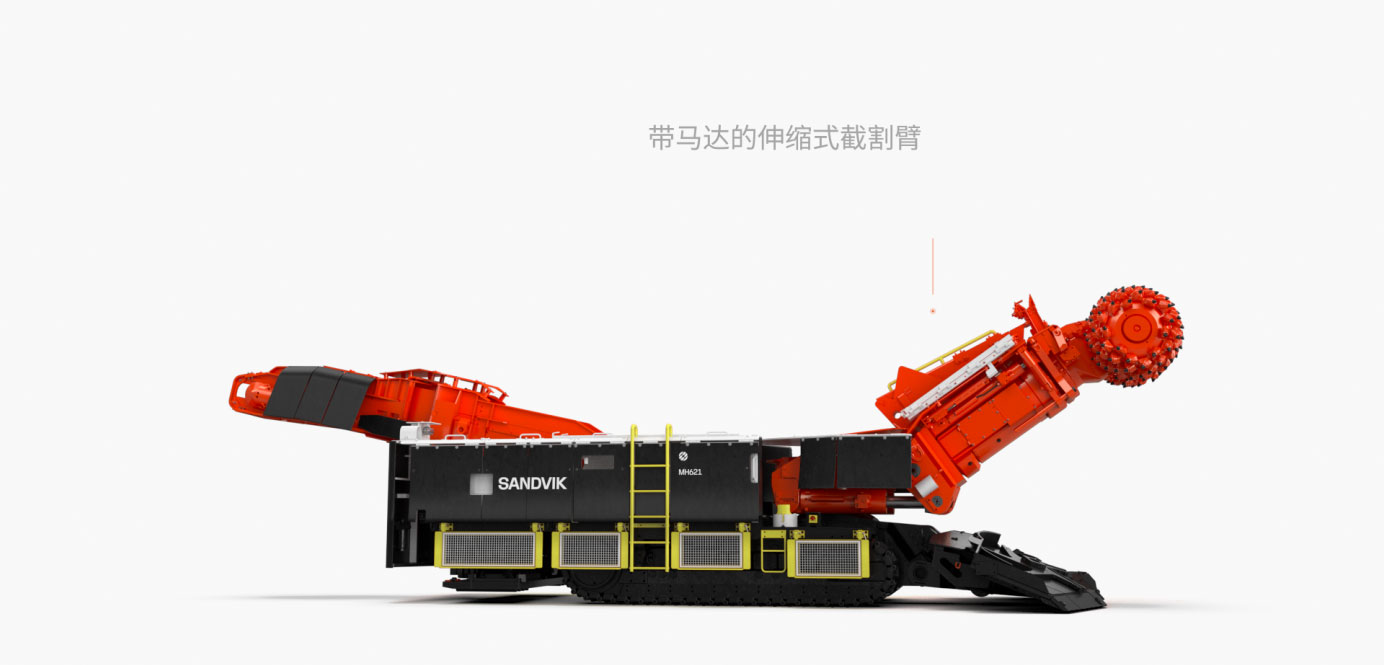 山特维克MH621 电动硬岩采矿机