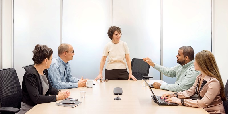 People in a meeting room