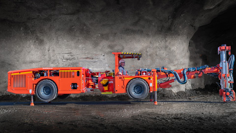 Sandvik DD211L-V Single Boom, Low Profile Development Drill Rig
