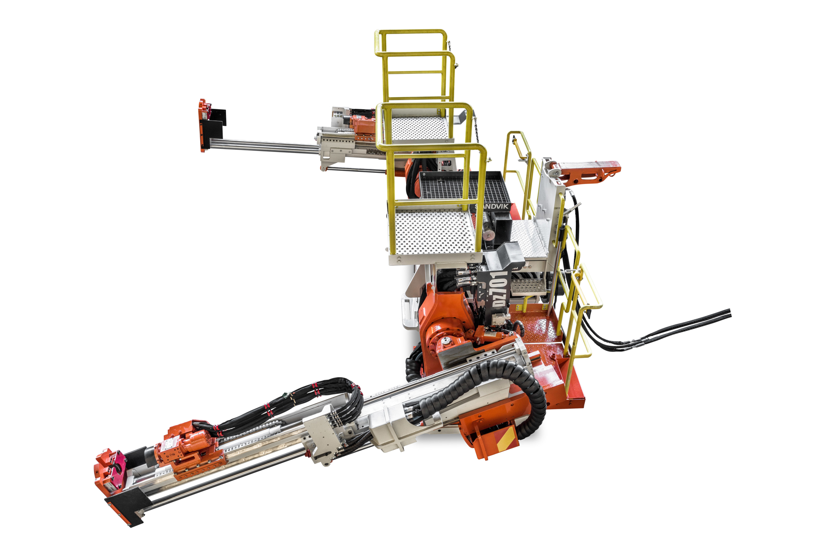 DZ701 Longwall face bolter white background