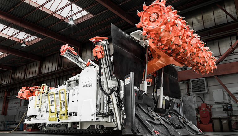 Sandvik MB672 Bolter Miner For Longwall Mining