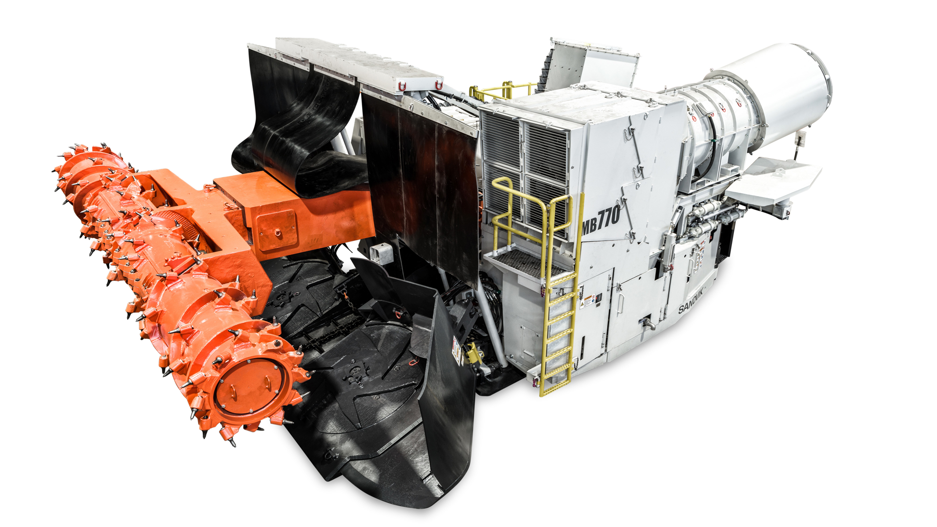 MB770 Bolter miner white background