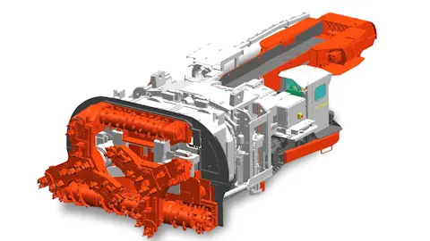 MF320 borer miner white background