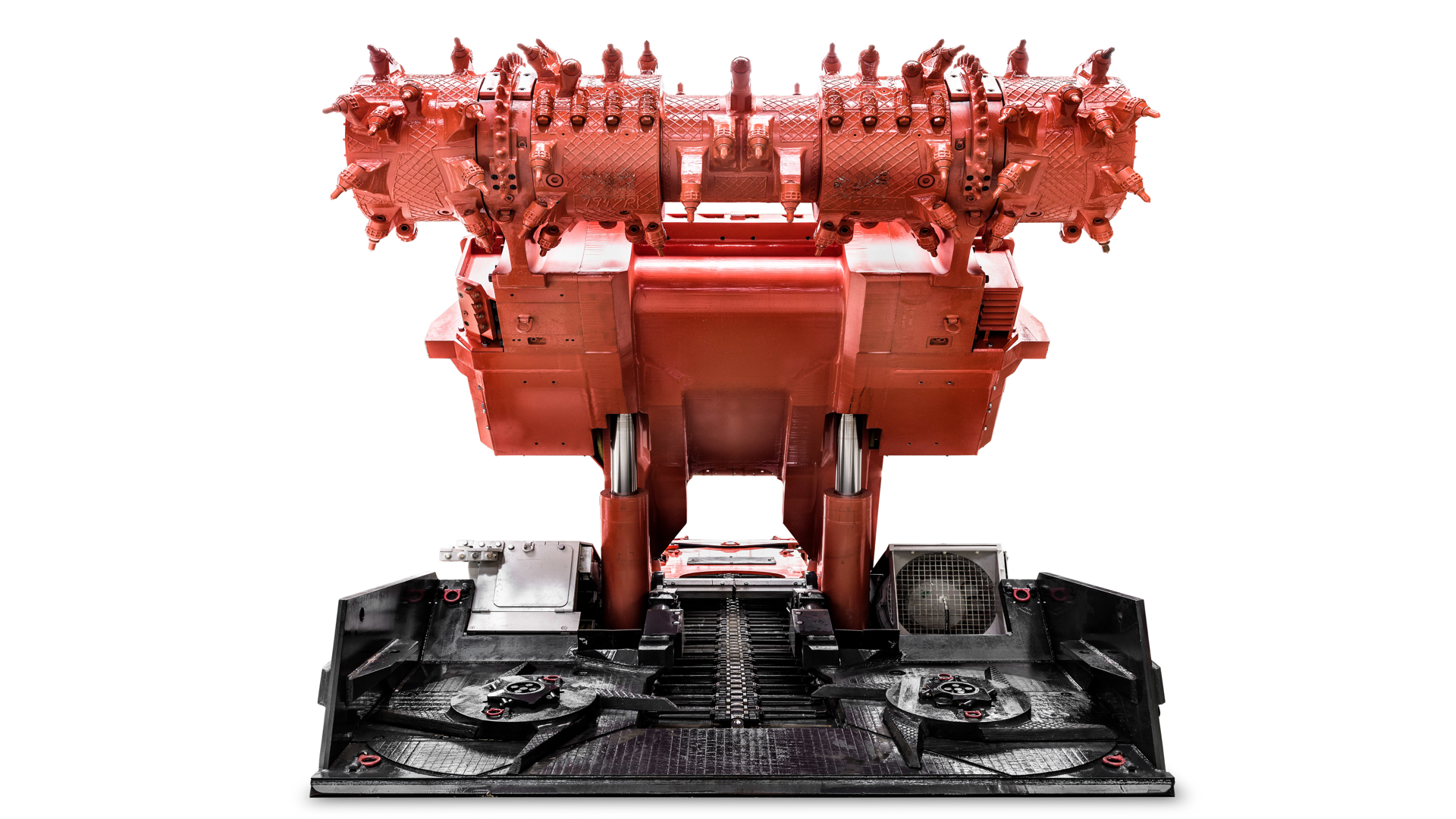 MC430 continuous miner white background