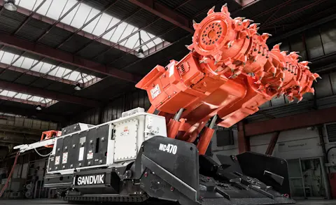 MC470 continuous miner