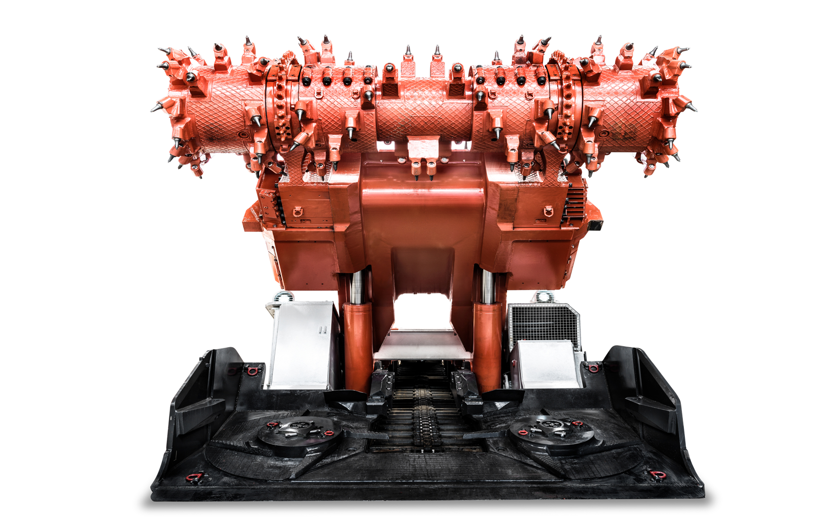 MC470 continuous miner white background