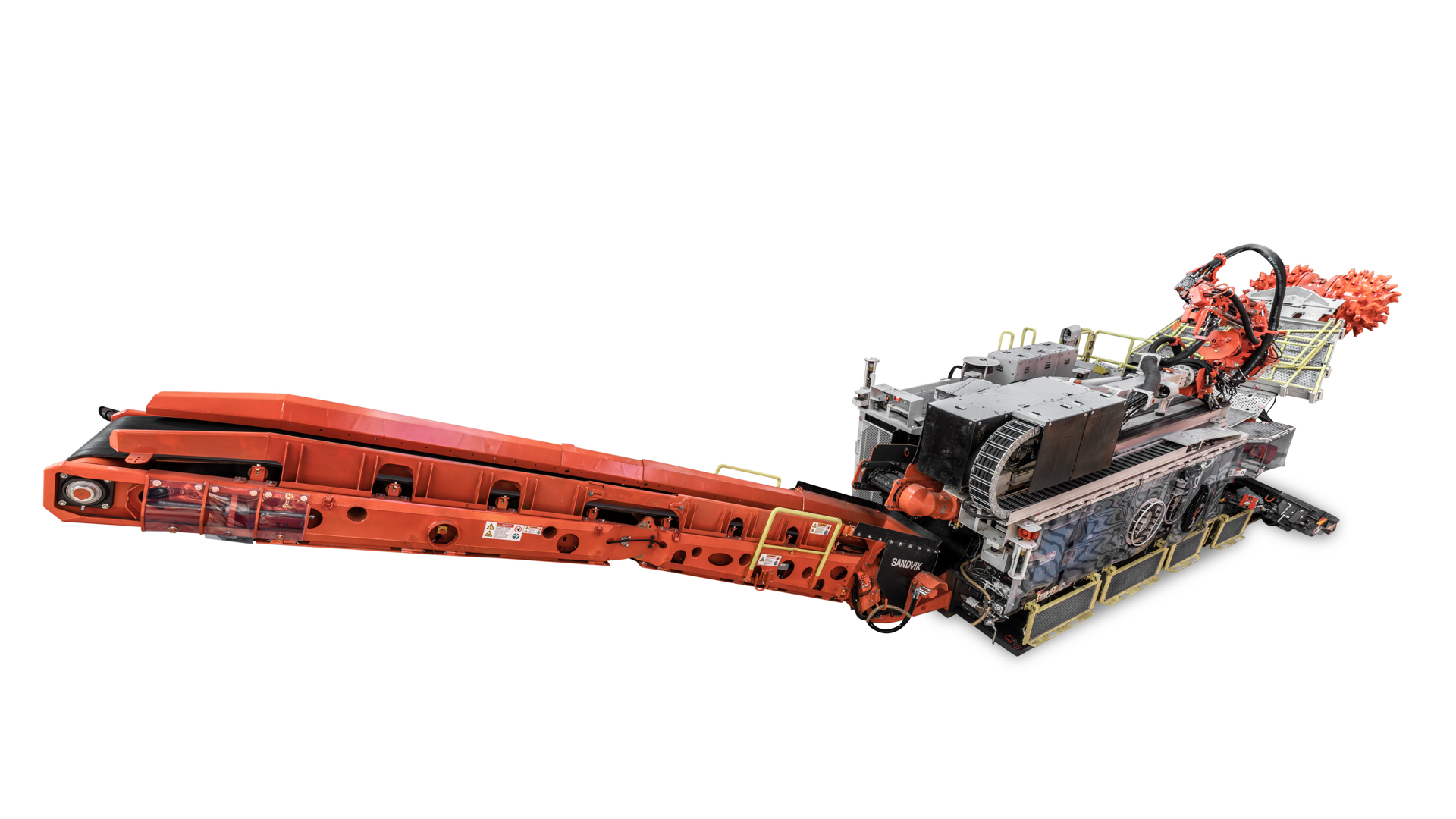 MH621 hardrock roadheader white background