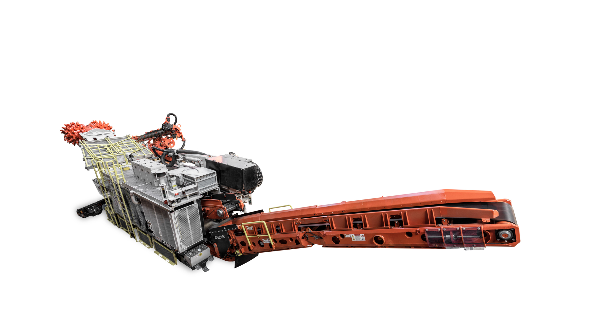 MH621 hardrock roadheader white background