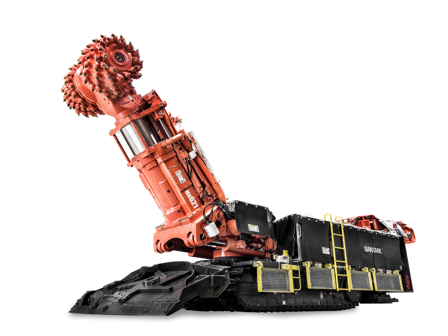 MH621 hardrock roadheader white background