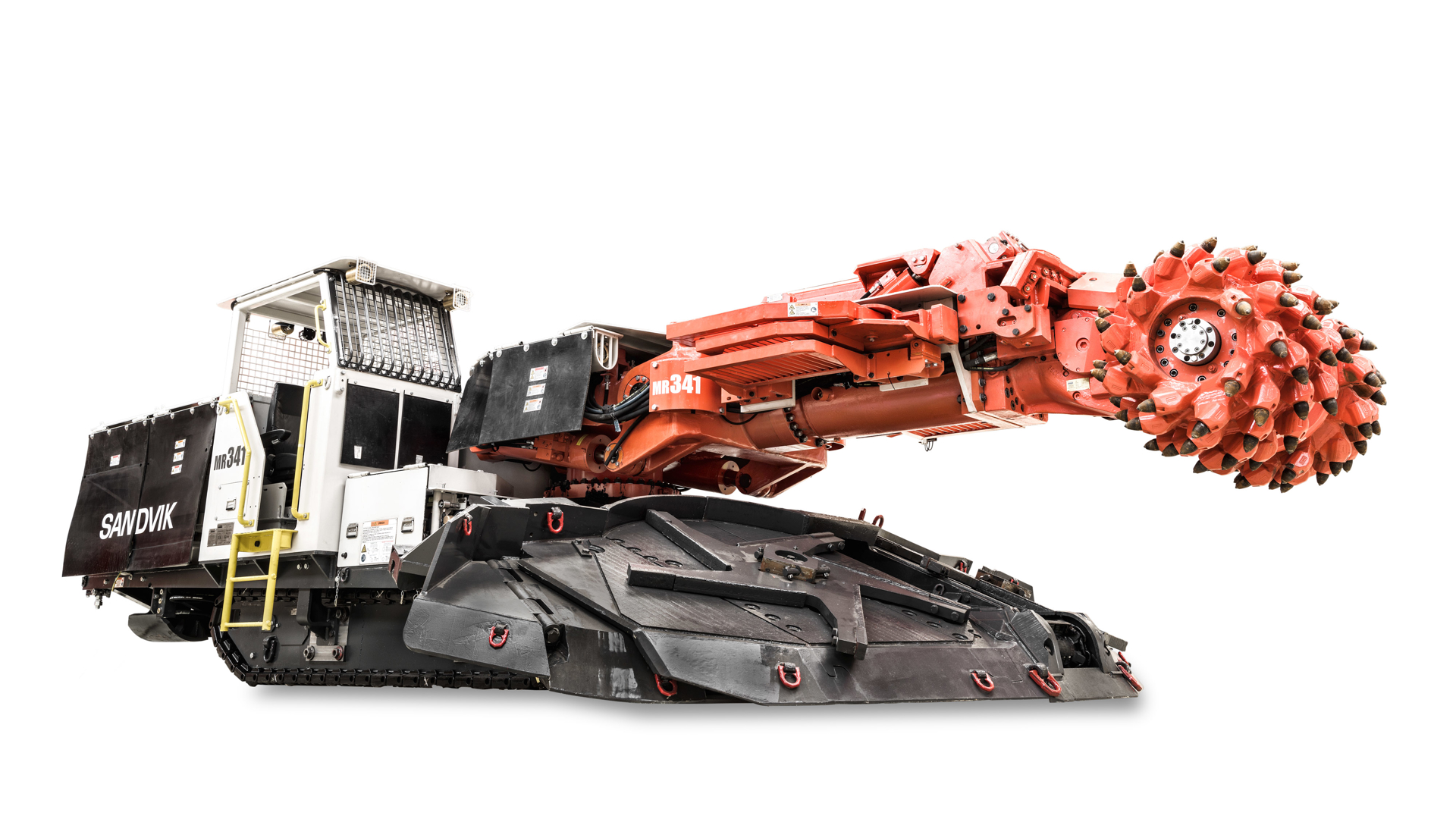 MR341 roadheader white background