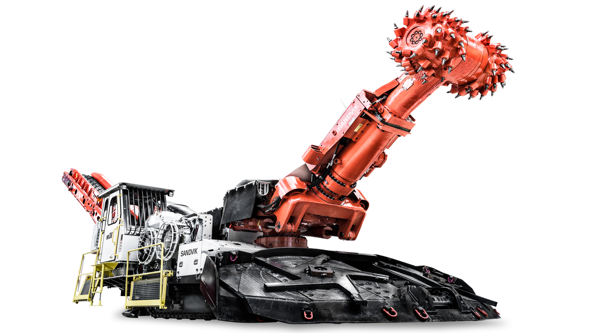 MR361 roadheader white background