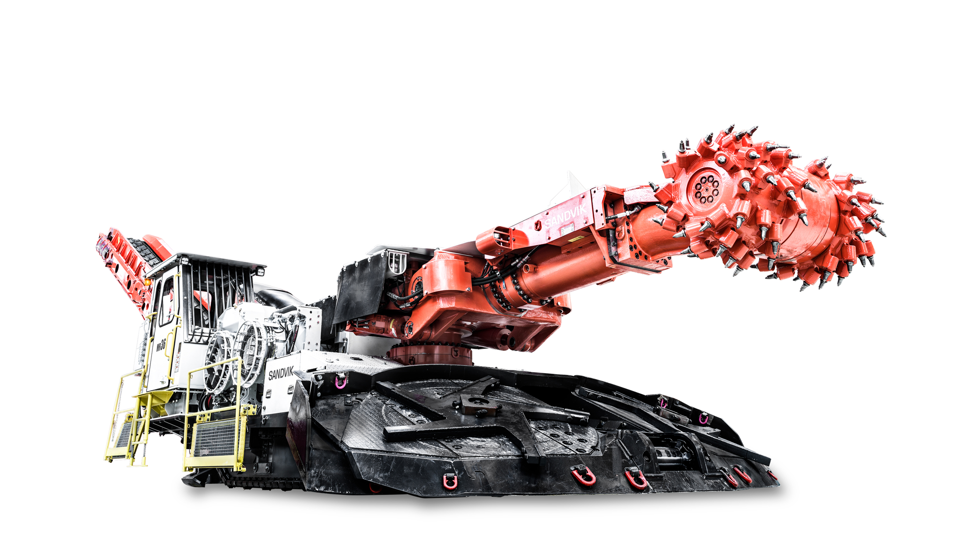 MR361 roadheader white background