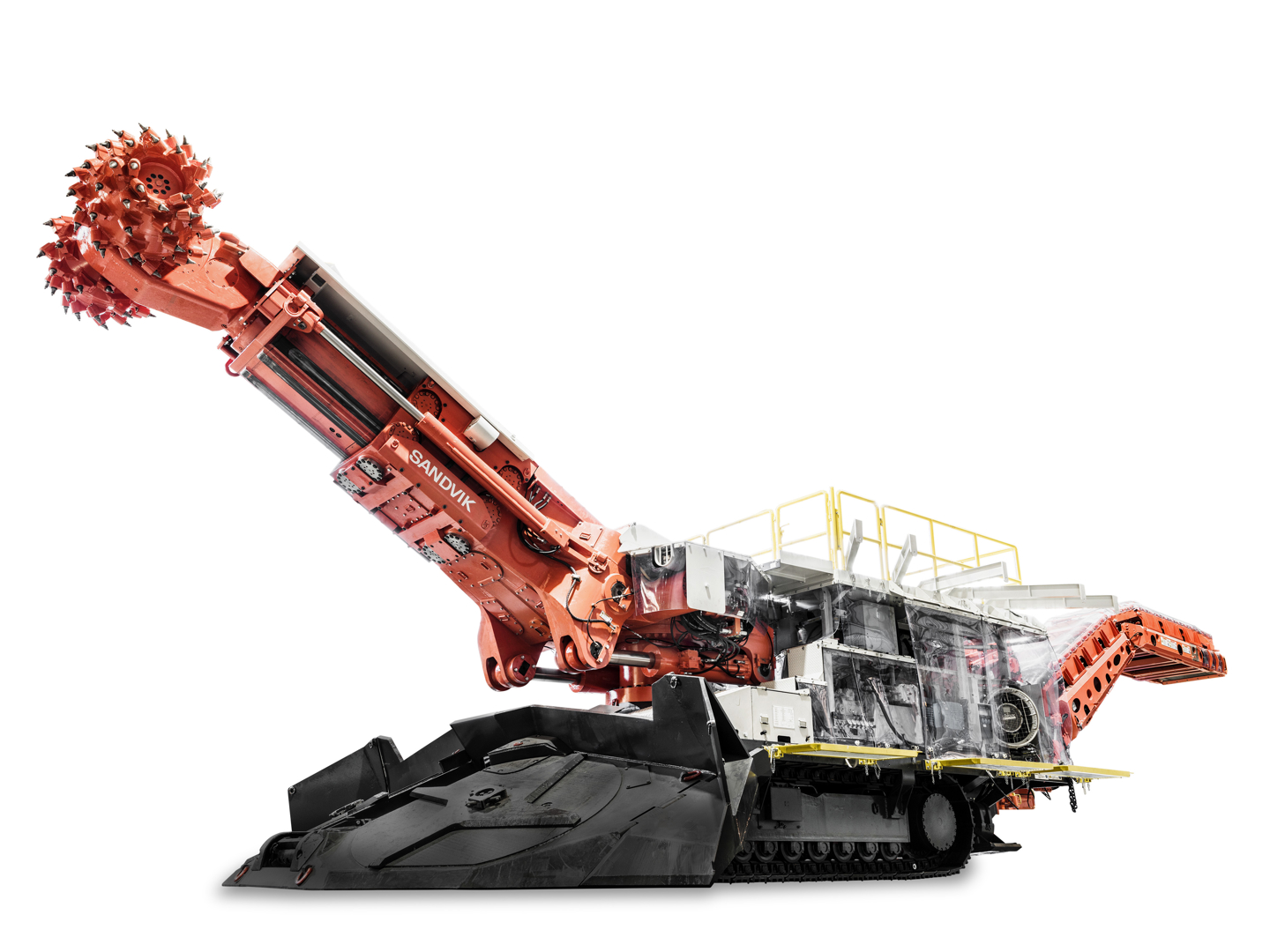 MT520 roadheader white background