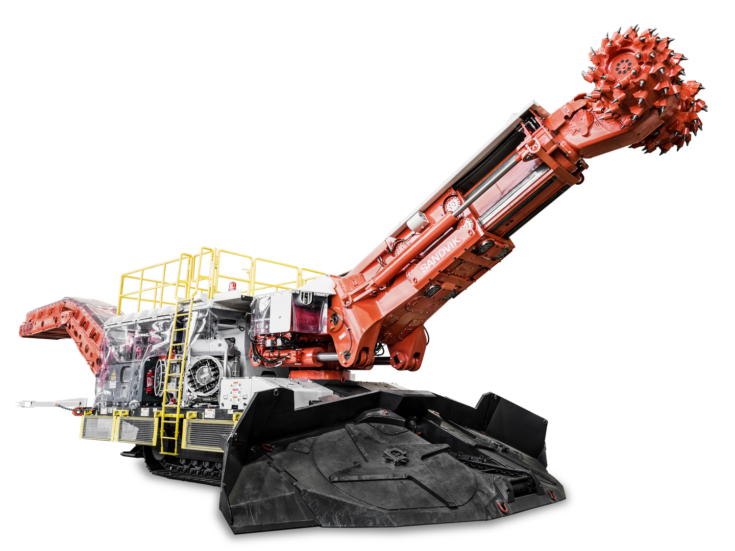 MT520 roadheader white background