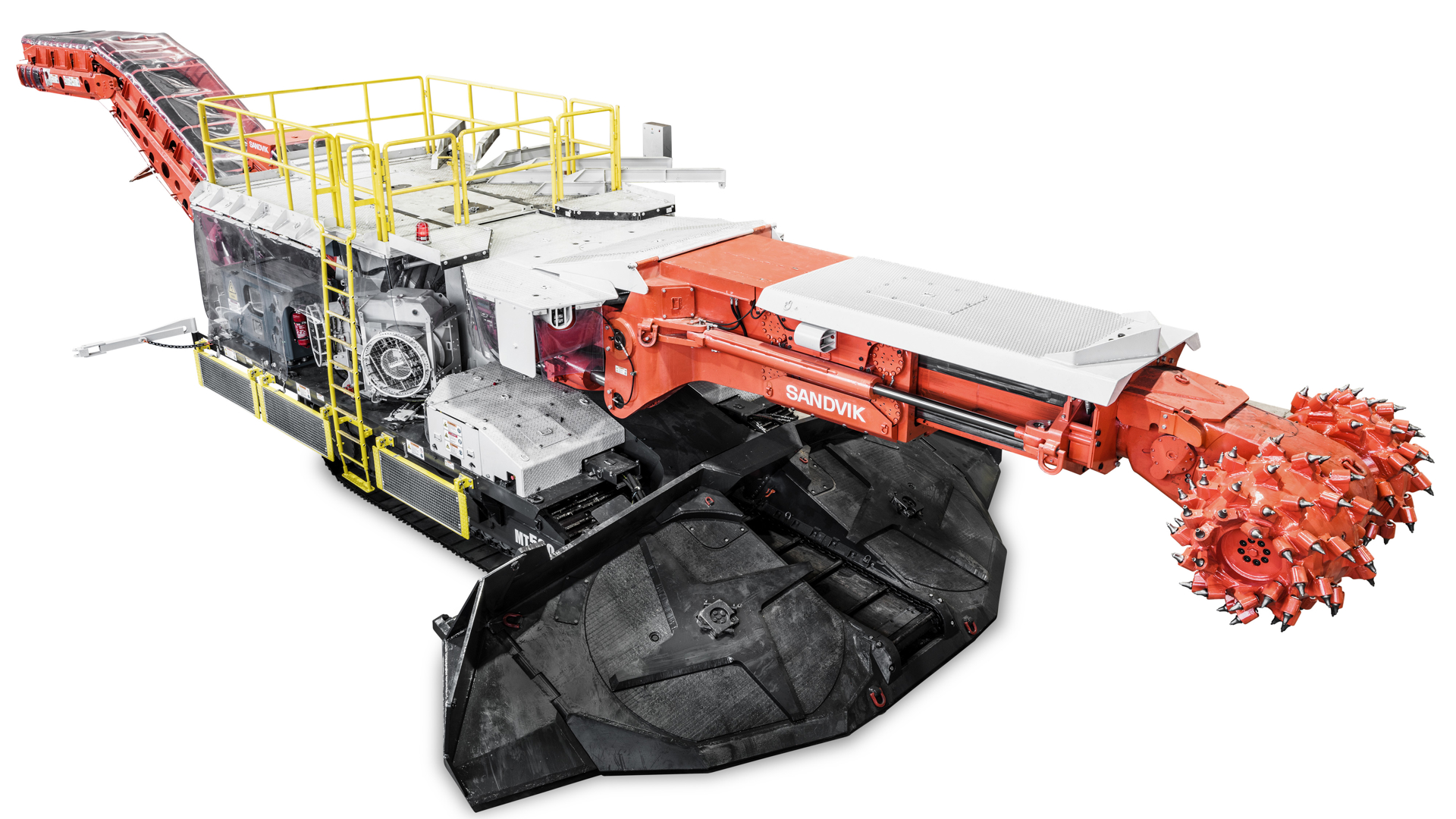 MT520 roadheader white background